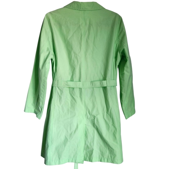 Duck Head Women's Light Green Trench Coat - Picture 2 of 4